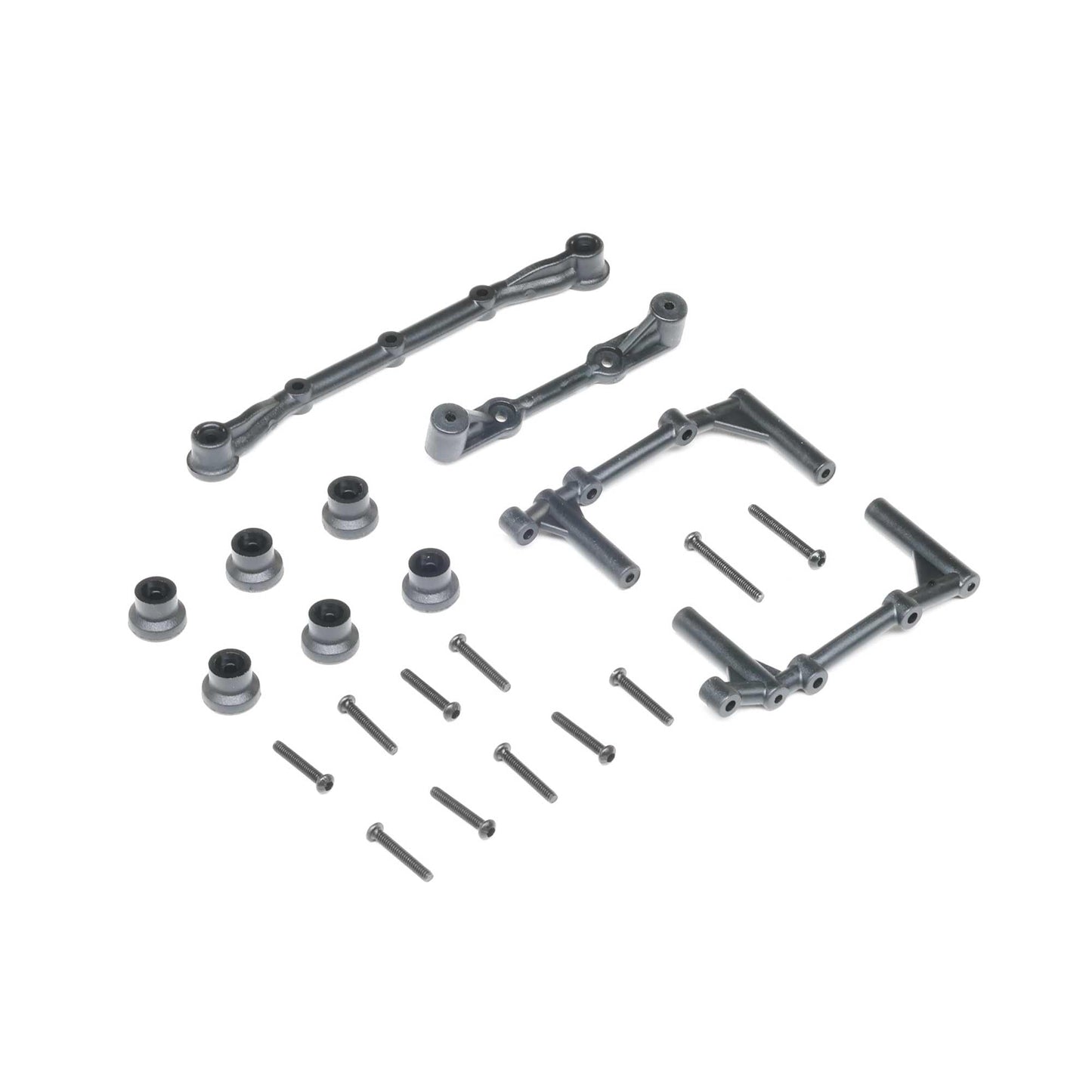 Losi Body Mounts & Hood Support, Zombie: Mini LMT, LOS-2821