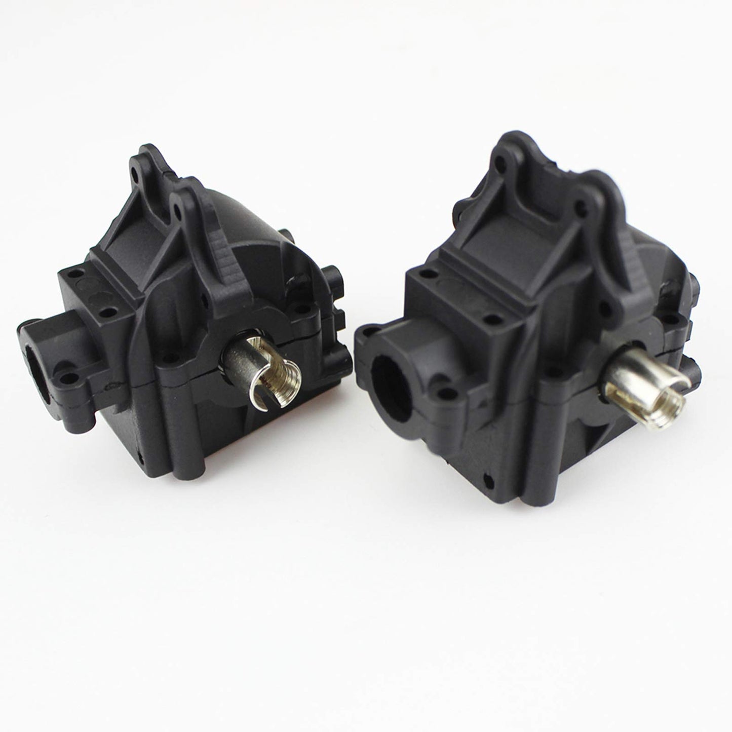 lahomia Wltoys RC Car 2 Pair Plastic Housing Cover Shell and Metal Differential,Retrofit and Upgrade Accessories for 144001,124018,124019 Models