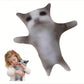 HWHXCZYH Cat Plush-Toy - 30 Cm, Grey,Cute- Stuffed Animal - Adorable Anime Design - Soft and Cuddly Perfect Christmas, Halloween, or New Year's Gift