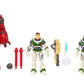 Mattel Disney Pixar Lightyear Set with 3 Action Figures, Space Rangers vs Robots Clash Pack with Buzz Lightyear, Izzy Hawthorne & Zyclops, 5-inch