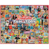 White Mountain 1000 Piece Jigsaw Puzzle Fun Retro, Daytime TV History