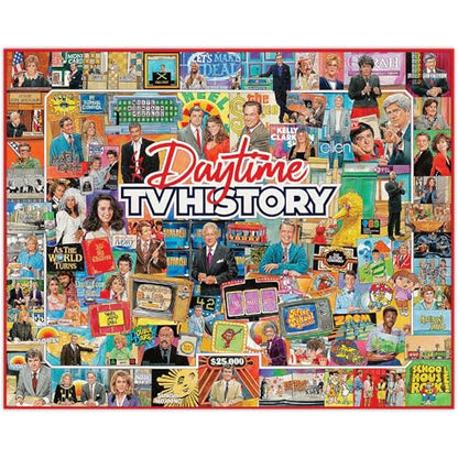 White Mountain 1000 Piece Jigsaw Puzzle Fun Retro, Daytime TV History