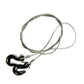 RCLions 1/10 RC Crawler Accessories Steel Tow Rope with Hooks for Axial SCX10 Trx4 CC01 D90 RC Buggy Truck Car Parts (Black)