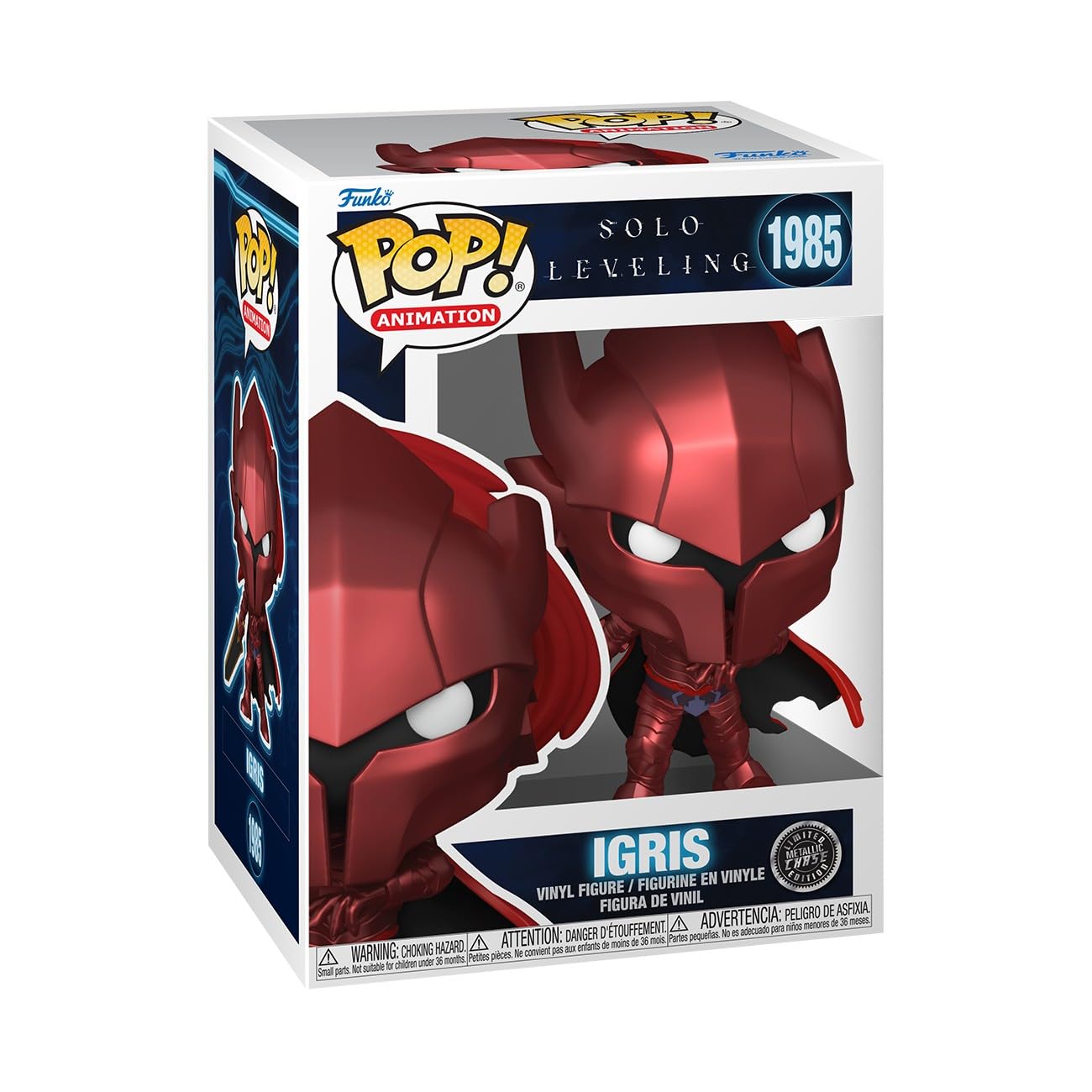 Funko Pop! Animation: Solo Leveling - Igirs - 1/6 Odds for Rare Chase Variant - Styles May Vary - Collectable Vinyl Figure - Gift Idea - Official