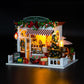 Miniature House Kit for Adult and Teens, Christmas Candy House Building Kit for Family and Friends, Mini Wooden Dollhouse Kit for Halloween Christmas