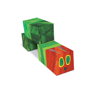CreateOn Eric Carle Qubee 3 Pack Magnetic Cubes (Caterpillar, Brown Bear, Polar Bear) Playset, Magnetic Building Toys, Educational STEM & Montessori