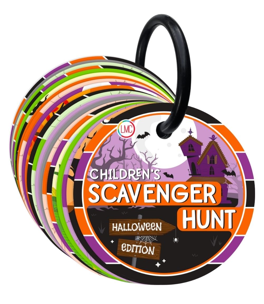 Blu Jay Children's Scavenger Hunt: Halloween Edition | Toddler Activities | Halloween Games for 2, 3 Year Old's & Up | Kids Scavenger Hunt Cards