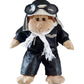 Pilot Wings Teddy Bear Clothes Outfit Fits Most 14"-18" Build-a-Bear and Make Your Own Stuffed Animals