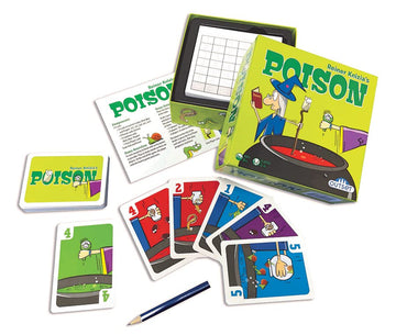 Outset Media Poison by Reiner Knizia's - Easy to Understand and Fun to Play! - for 3 to 6 Players Ages 8 and up
