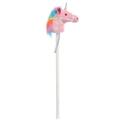 Aurora - Ride-On - 37" Giddy Up Stick Unicorn - Pink