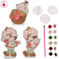 Innovative Designs Strawberry Shortcake Canvas Paint Set for Kids with 3 Canvases, Acrylic Paint, Paintbrush & Stands