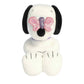 Aurora Adorable Peanuts Snoopy Stuffed Animal - Officially Licensed Toys For All Snoopy Fans - Seasonal Plush For The Spring Season - Pink Butterfly 9