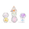 FanRoll 16mm Resin Poly DND Dice Set: Love Dice, Role Playing Game Dice for Dungeons and Dragons