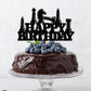 WRACKKIAR Chess Happy Birthday Cake Topper-Chess Player Birthday Party-Funny Board Game Chess Birthday Party Decoration