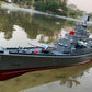 Ssccgym 23.6" Inch Remote Controlled Warship Battleship 10km/h 4WD 2.4G RC Controlled Ship 1:390 Scale On Water Lakes Pools Exhibits Models for 14Y+