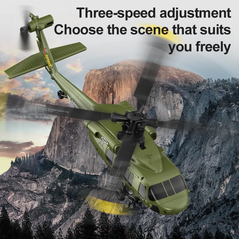 XURUYI K200 6CH RC Helicopter with Optical Flow Positioning, Brushless Direct-Drive Motor, Barometric Altitude Hold, Aerobatic Inverted Flight