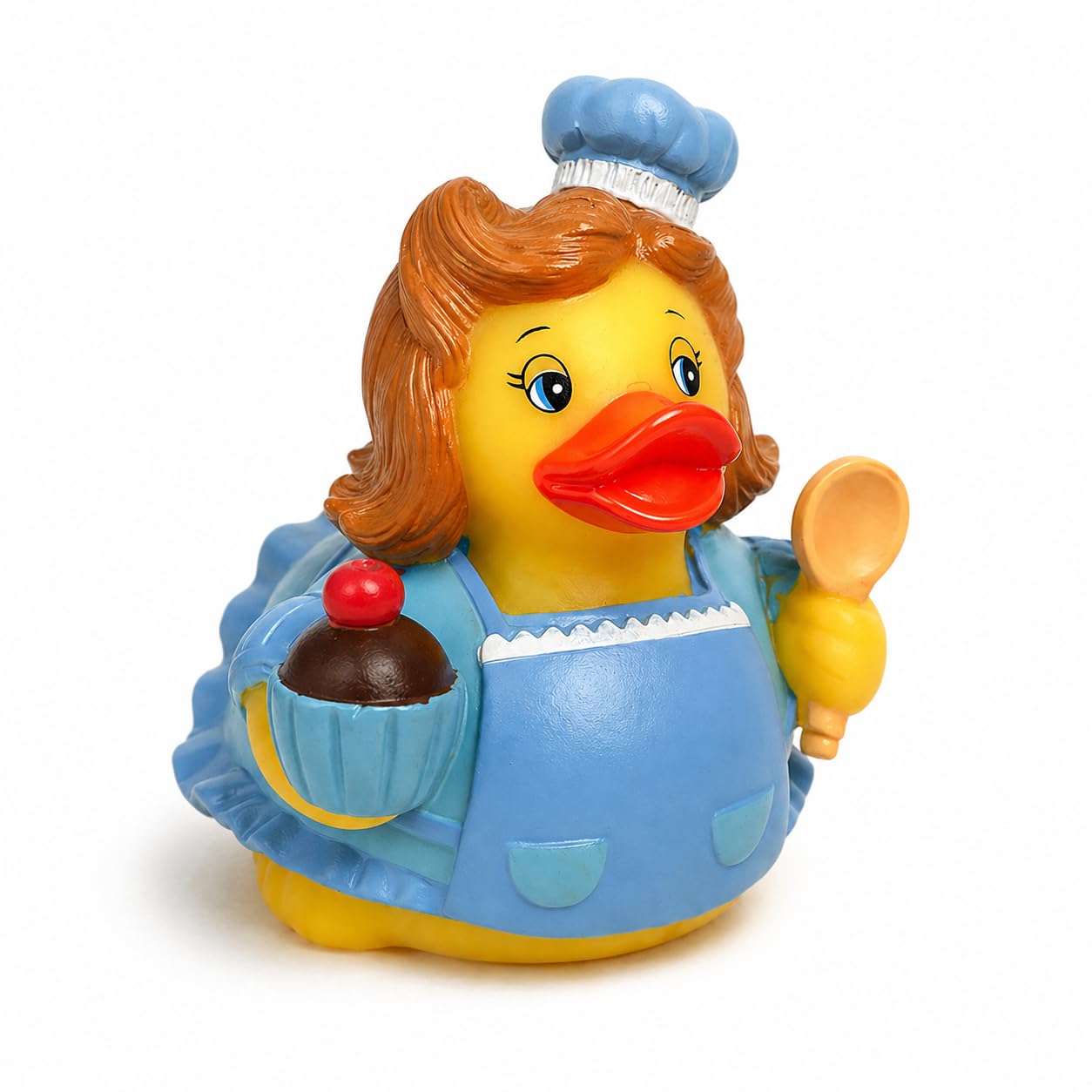 3" Baking Rubber Duck [Sealed Hole, Floats Upright] - Baby Safe Bathtub Bathing Toy