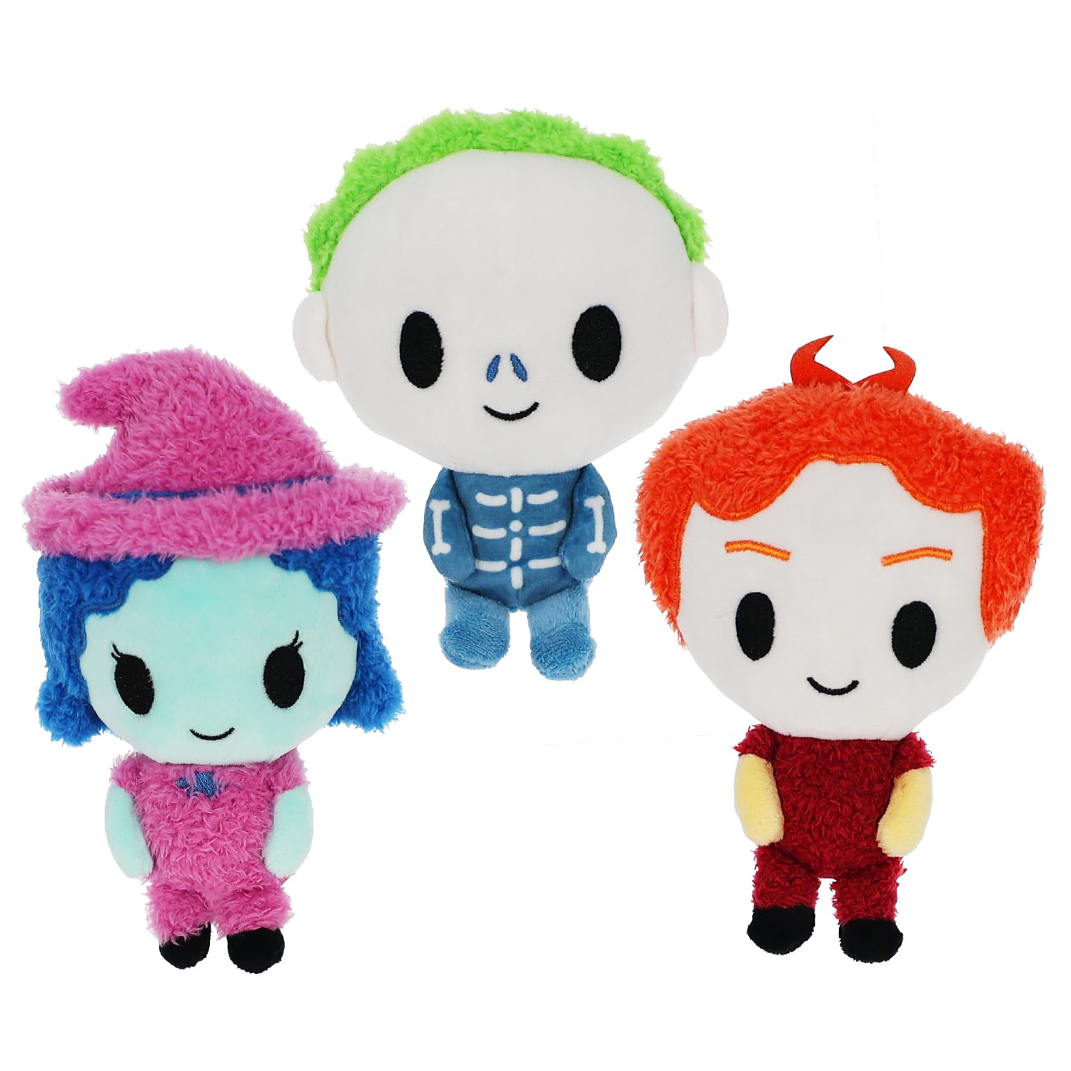 Kids Preferred Disney Baby Nightmare Before Christmas 3 Pack - Lock, Shock, & Barrel Stuffed Animal Plush Toy Set - Great for Babies and Toddlers