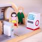 Bigjigs Rail Underground Train Station | Kids Railway Accessories for Wooden Track Sets | London Underground & City Metro Inspired Play Set |