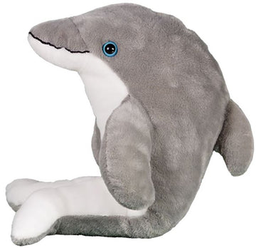 Stuffems Toy Shop Record Your Own Plush 16 inch Bubbles The Dolphin - Ready to Love in A Few Easy Steps
