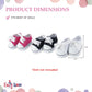 Emily Rose 18-inch Doll Canvas Sneakers 3-Pack - Pink, White & Black Tennis Shoes - 18" Doll Accessories Gift Set - Compatible with American Girl &
