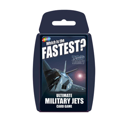 Top Trumps Card Game Ultimate Military Jets - Family Games for Kids and Adults - Learning Games - Kids Card Games for 2 Players and More - Kid War