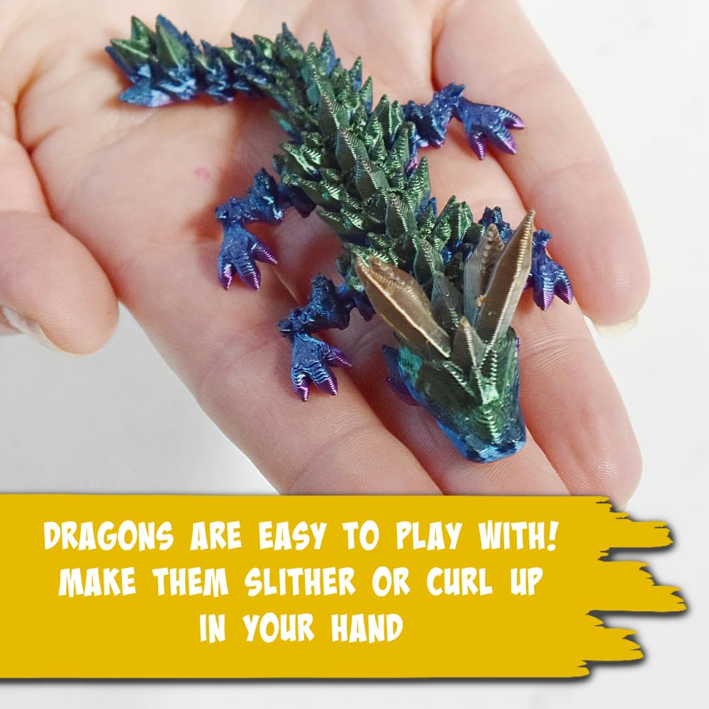 The Eggmazing Egg Decorator | Dragon Eggs 6 Pack | Includes 3D Printed Dragons Inside the Eggs | Ages 3 and Up