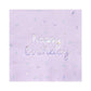 Harlow & Grey Sprinkles - Happy Birthday Napkins, 24 Napkin, Multi-Color Pack, Birthday, Kids Party, Baby’s Birthday - Disposable Paper Napkins
