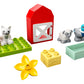 LEGO DUPLO Town Farm Animal Care 10949 Toy for Toddlers, Girls and Boys 2 Plus Years Old with Duck, Pig, Sheep & Cat Figures, Early Development Toys