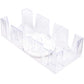 Brybelly Elite Rotating Card Deck Tray | Standard Sized Playing Cards | Rotates in Any Direction | Clear | 9 Deck Tray