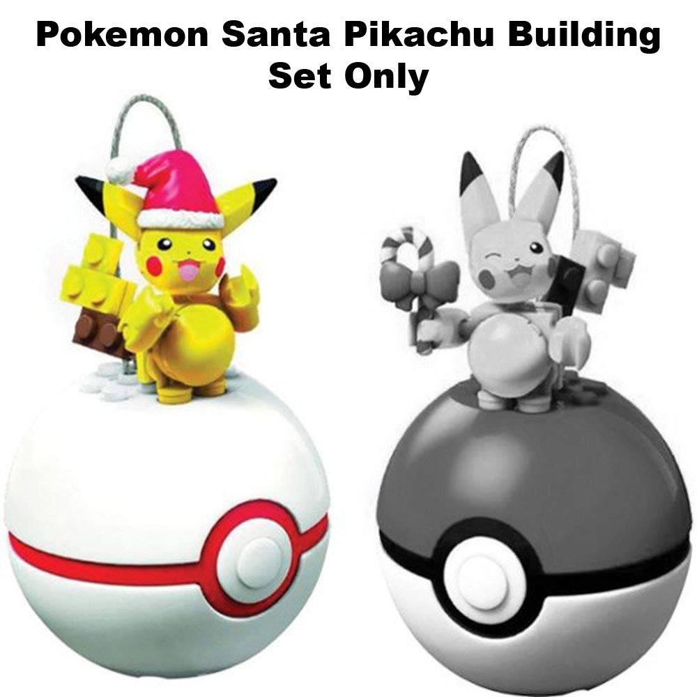 Mega Construx Pokemon Santa Pikachu Building Set