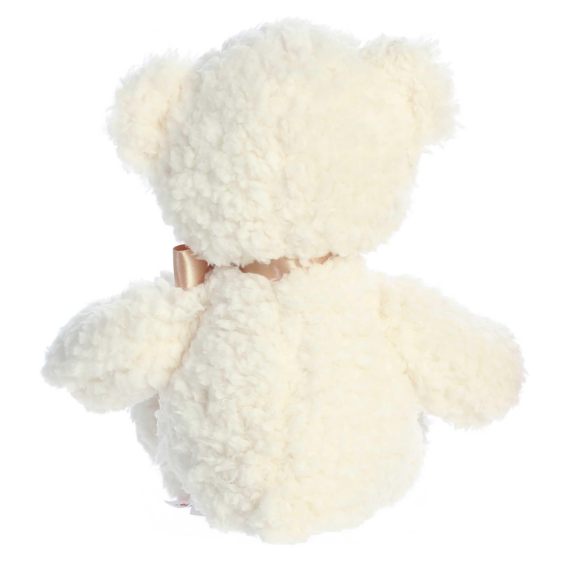 Aurora® Snuggly Ashford Bear™ Stuffed Animal - Comforting Companion - Imaginative Play - White 14 Inches