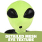 Rhode Island Novelty 12" Alien in Cloak Includes 1 Stuffed Animal