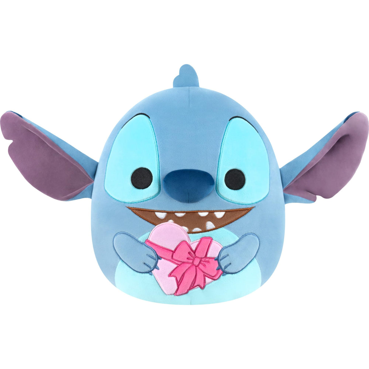 Squishmallows Original Disney 12in Stitch with Hearts Plush (Medium-Sized)