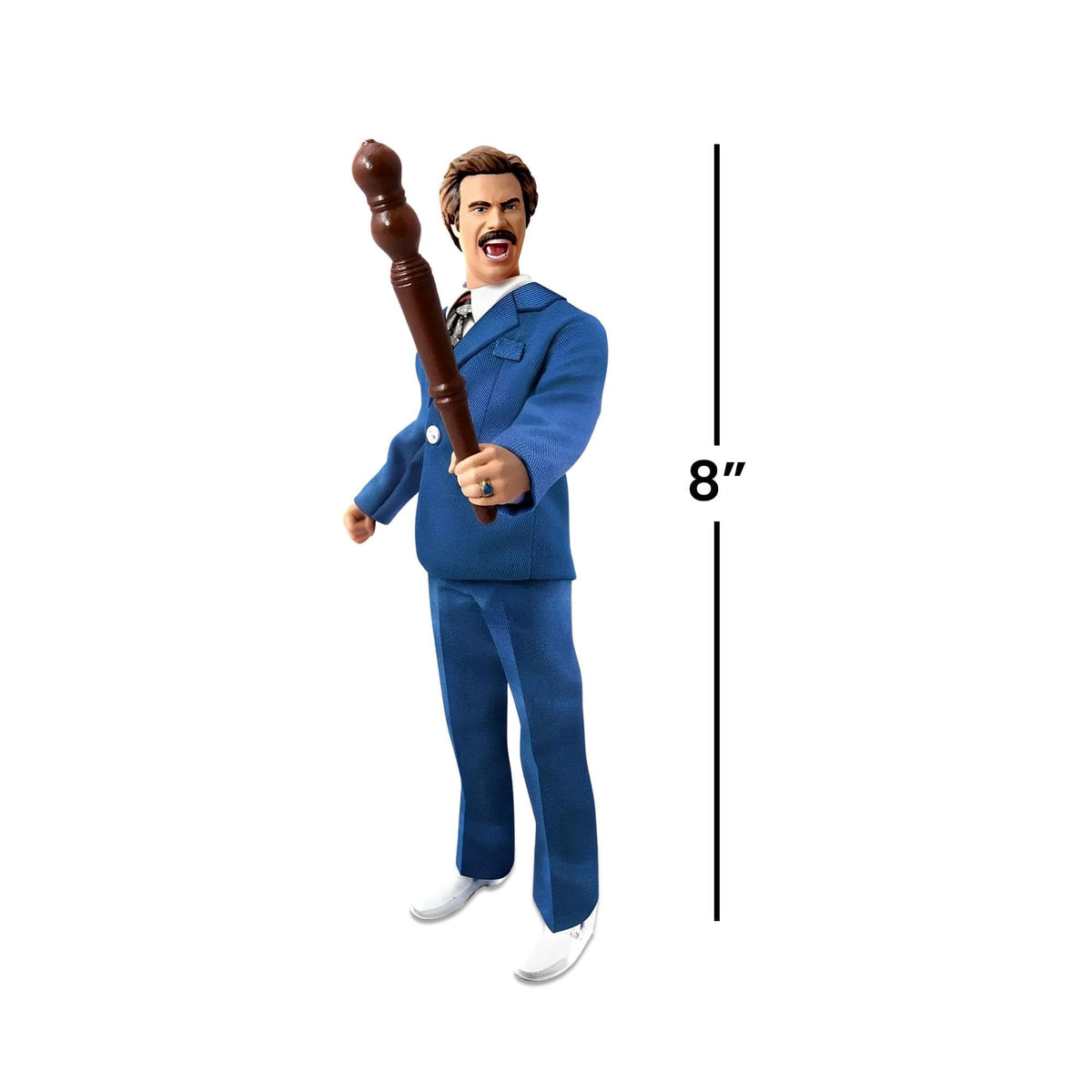 Anchorman Battle Ready Ron 8" Figure