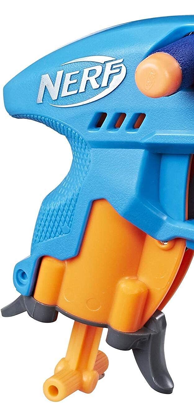 Nerf Nanofire Blue Blaster and Combats