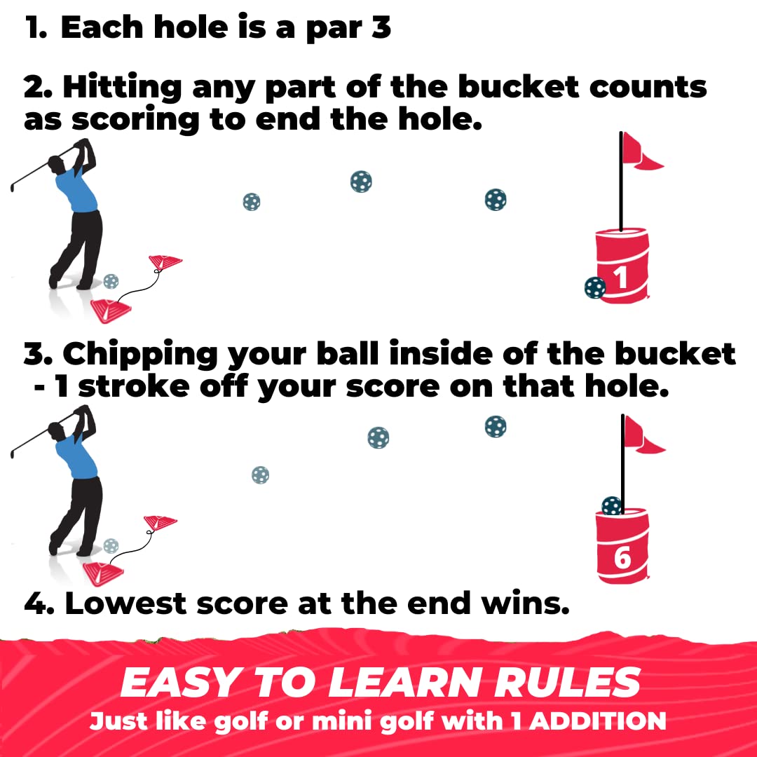 BUCKETGOLF Game Extra Balls (6 Pack)