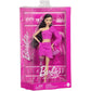 Barbie Deluxe Style Doll #2 in Barbiecore Outfit, Black Hair and Glittery Prosthetic Leg, Pink Top and Skirt Set with Rosette Detail and Accessories