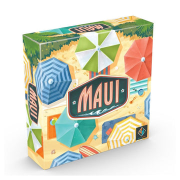 Maui Board Game - Hawaiian Beach Drafting and Tile-Laying Strategy Game, Create Patterns to Earn Points, Clever Risk and Reward Mechanics, Ages 8+