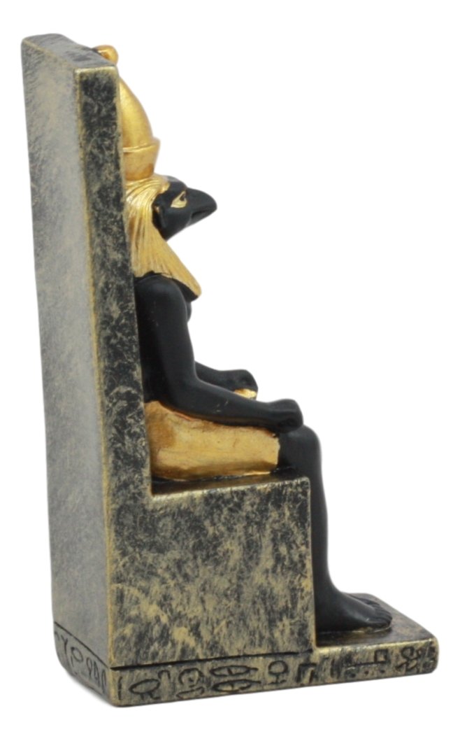 Ebros Egyptian Classical Deities Miniature Figurine Gods of Egypt Dollhouse Miniature Statue Legends of Ancient Egypt Educational Sculpture