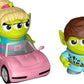 Mattel Pixar Alien Action Figures 2-Pack, Barbie and Ken Remix Figures with Toy Car, Collectible Gifts