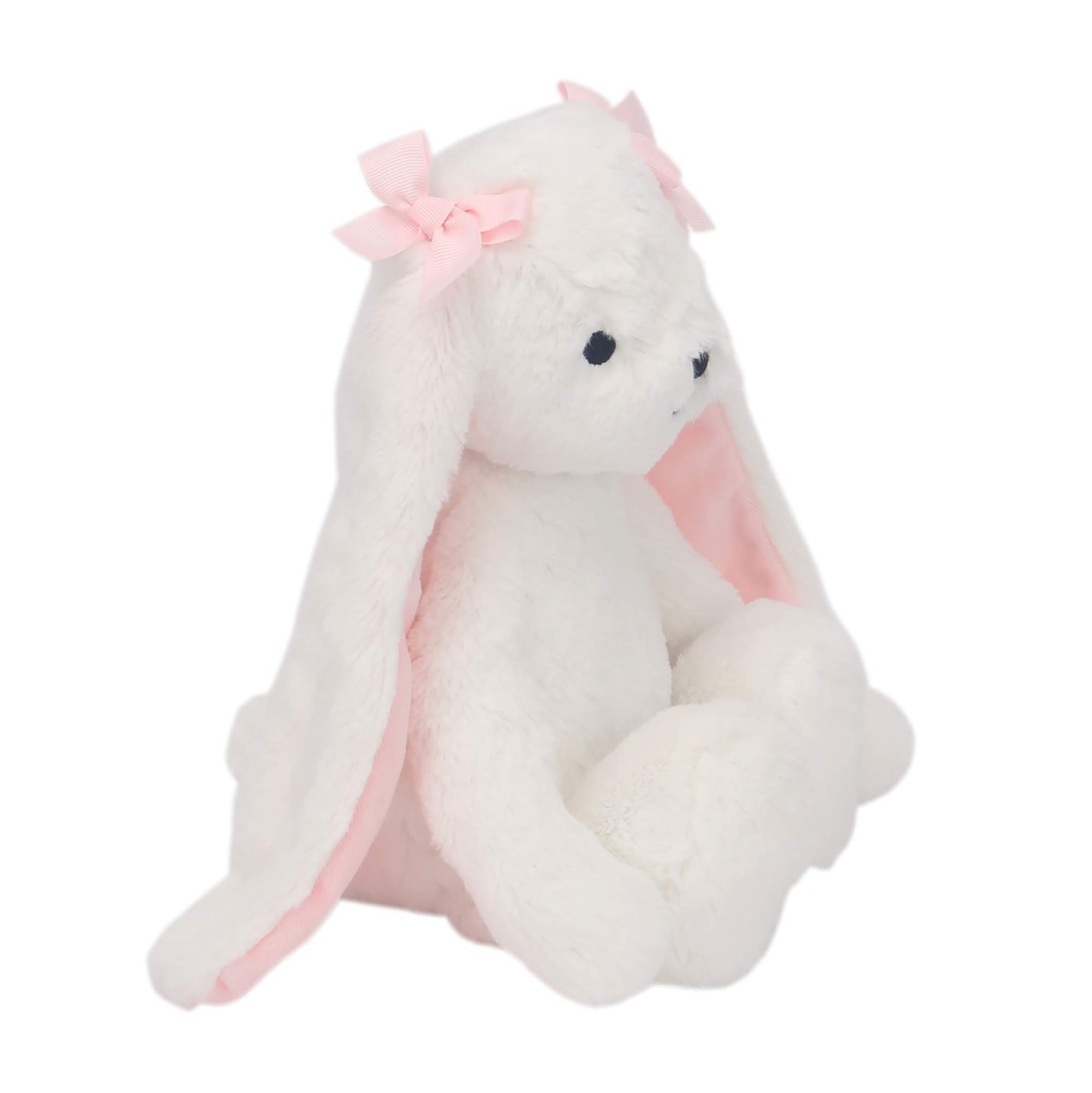 Bedtime Originals Blossom Plush Bunny Stuffed Animal Toy Plushie- Snowflake