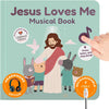 Cali's Books Jesus Loves Me Music Book for Toddlers 1-3 Years Old - Singing Christian Musical Book Kids, Headphone Jack, Interactive Learning Baby