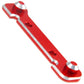 Vgoohobby Front Rear Swing Arm Reinforcement Mounts Plate Compatible with WLtoys 144001 144002 144010 124016 124017 124018 124019 RC Car (Red)