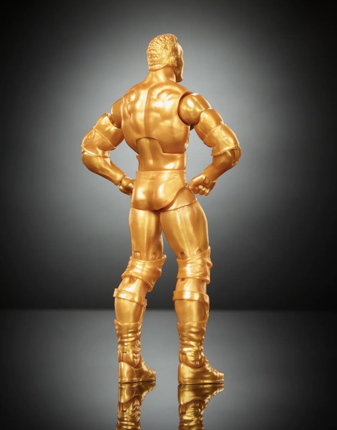 WWE The Rock The Final Boss Gold Collectors Edition Mattel Elite Collection Series 125 Wrestling Action Wrestler Figure Toy
