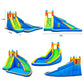 Inflatable Bounce Slide Water Park Backyard Bouncy Slide House with Air Blower for Kids Outdoor