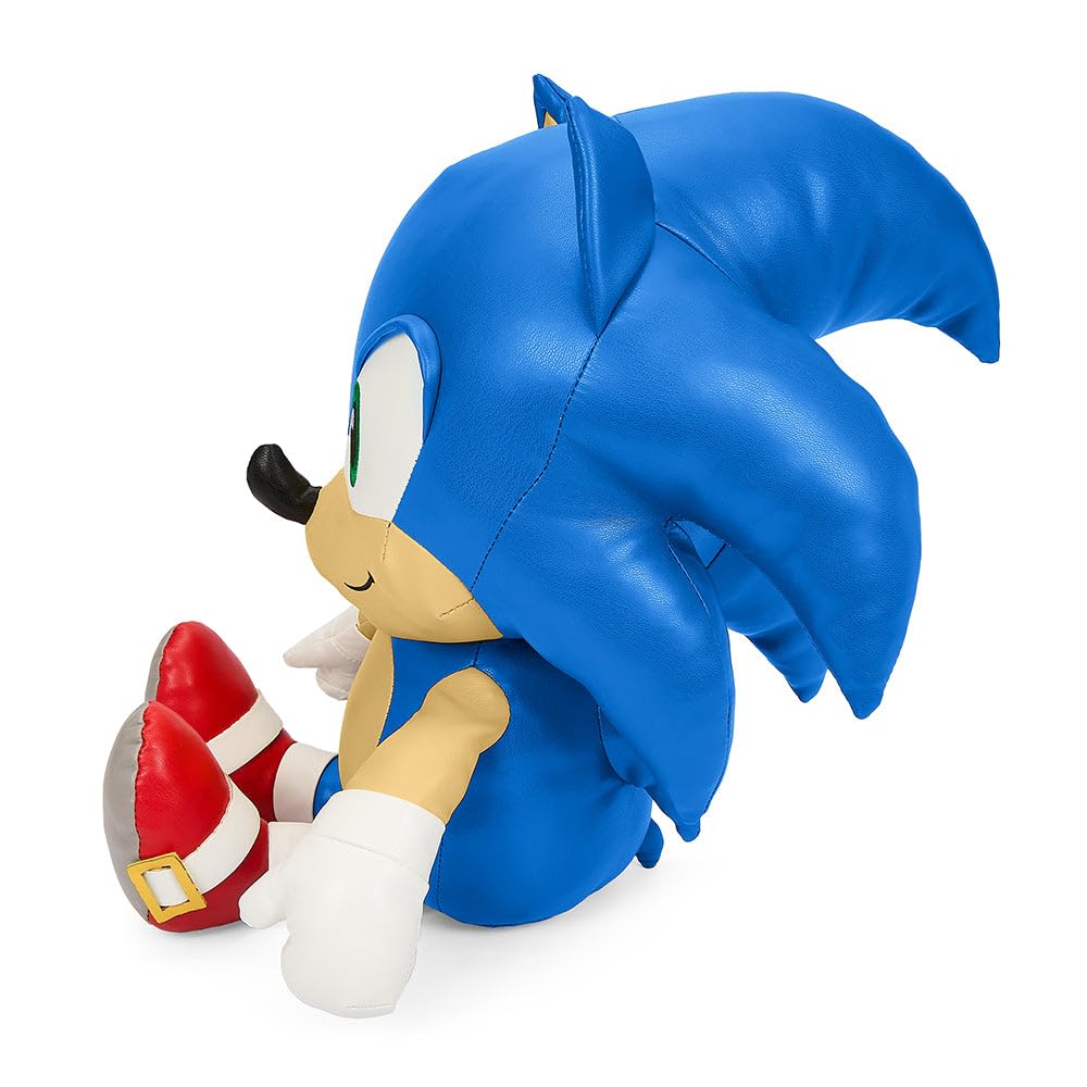 Kidrobot Sonic The Hedgehog 16 Inch Premium Pleather Sonic Plush