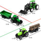 Farm Animals Figures Playset, 40 Pcs Farm Toy Tractor with Plastic Farm Animals Figurines, Farmer and Fence Farm Playset, Farm Figures Farmer Truck