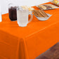 Creative Converting Touch of Color Plastic Tablecover, Each, 1 Pc, Sunkissed Orange