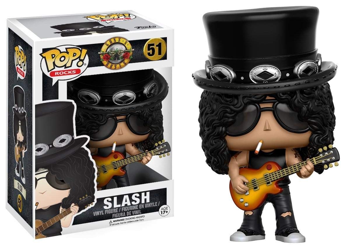Funko Rocks: Pop Music Guns N Roses Collectors Set-Slash, Axl Rose, Duff McKagan Action Figure